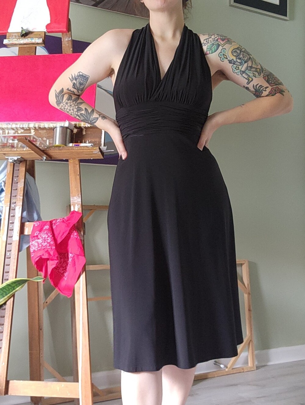Black Midi Dress